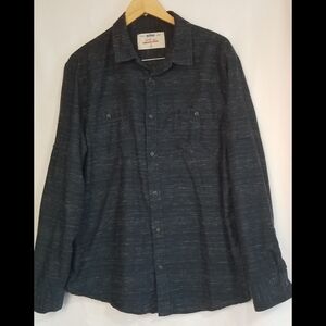 Urban Pipeline Dark Heather Gray Button-Down Casual Shirt Size XL